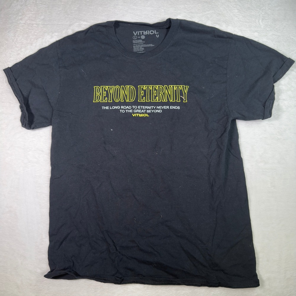 VITHIOL Mens‎ Black Graphic T Shirt Beyond Eternity The Long Road To Eternity